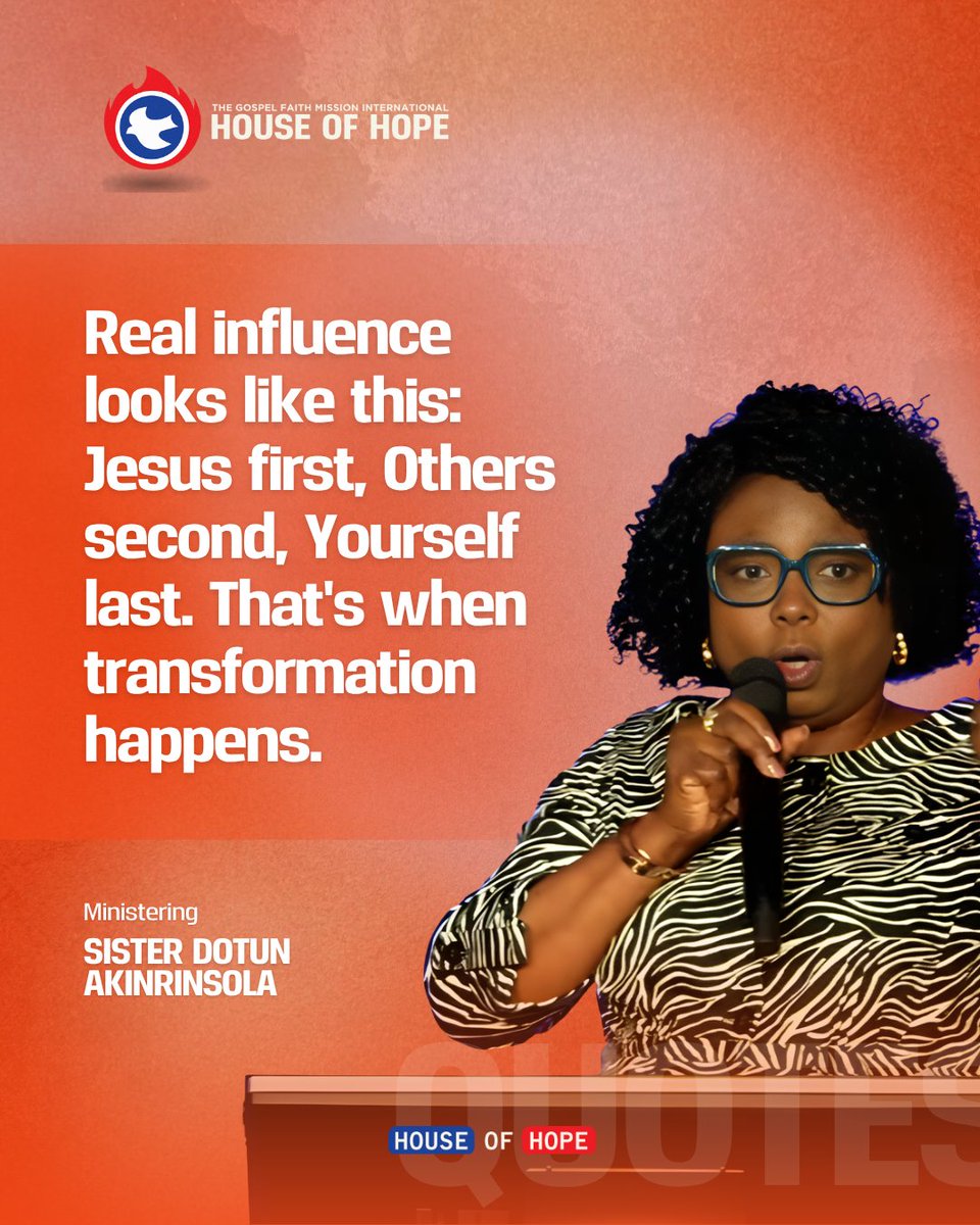 gofaminthoh's tweet photo. "Real influence looks like this: Jesus first, Others second, Yourself last. That's when transformation happens."
#JOY #PutOthersFirst #HumilityWins #ChristianLiving #SelflessService https://t.co/FtWUzBaA3l