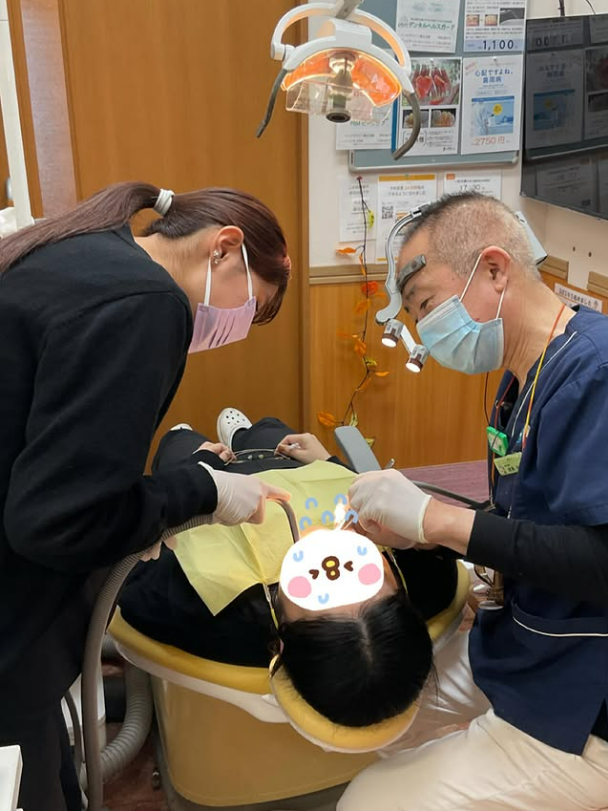 endodc's tweet photo. 昨日のお昼にスタッフの抜歯を行いました🦷
緊張してましたが頑張りました！！✨

#衛生士のたまご #歯科医師 #歯科助手 #岐阜県関市 #岐阜県 #岐阜県歯医者 #歯科衛生士 #歯科衛生士募集 #歯科医院 #歯科クリニック #矯正歯科 https://t.co/ZTvR8NxPtt