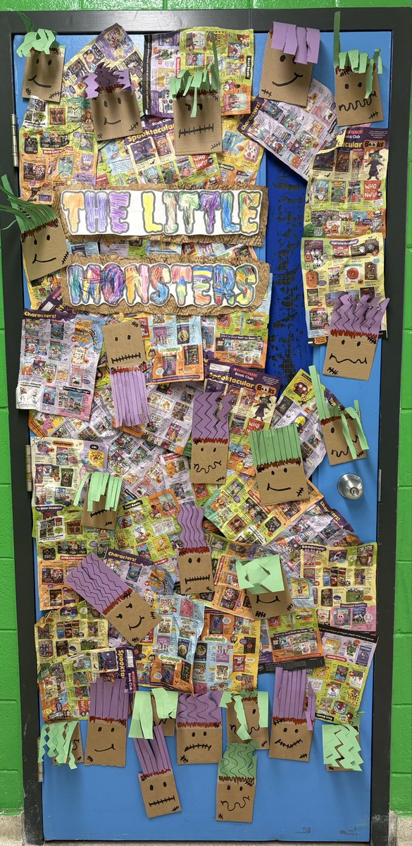 StBrigidOCSB's tweet photo. Lots eco-friendly Halloween door decoration! Stay tuned for Friday! #ocsb #ocsbBecreative https://t.co/3OJmDiHZQW