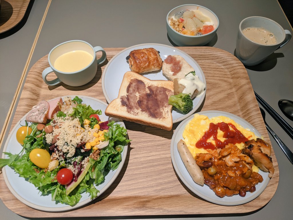 新婚旅行最終日
朝ごはん