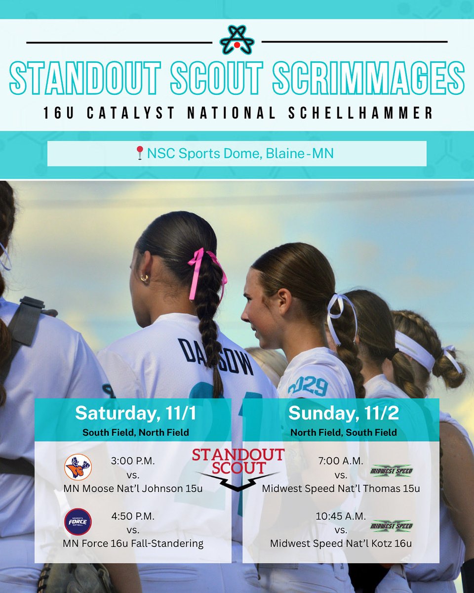 We’re headed up north! ⬆️🏔️

We have 4️⃣ games lined up this weekend in the Blaine dome! We’re so excited to play some great competition, and are excited to play in the dome to stay out of the cold!🧊Here is our schedule 🔽