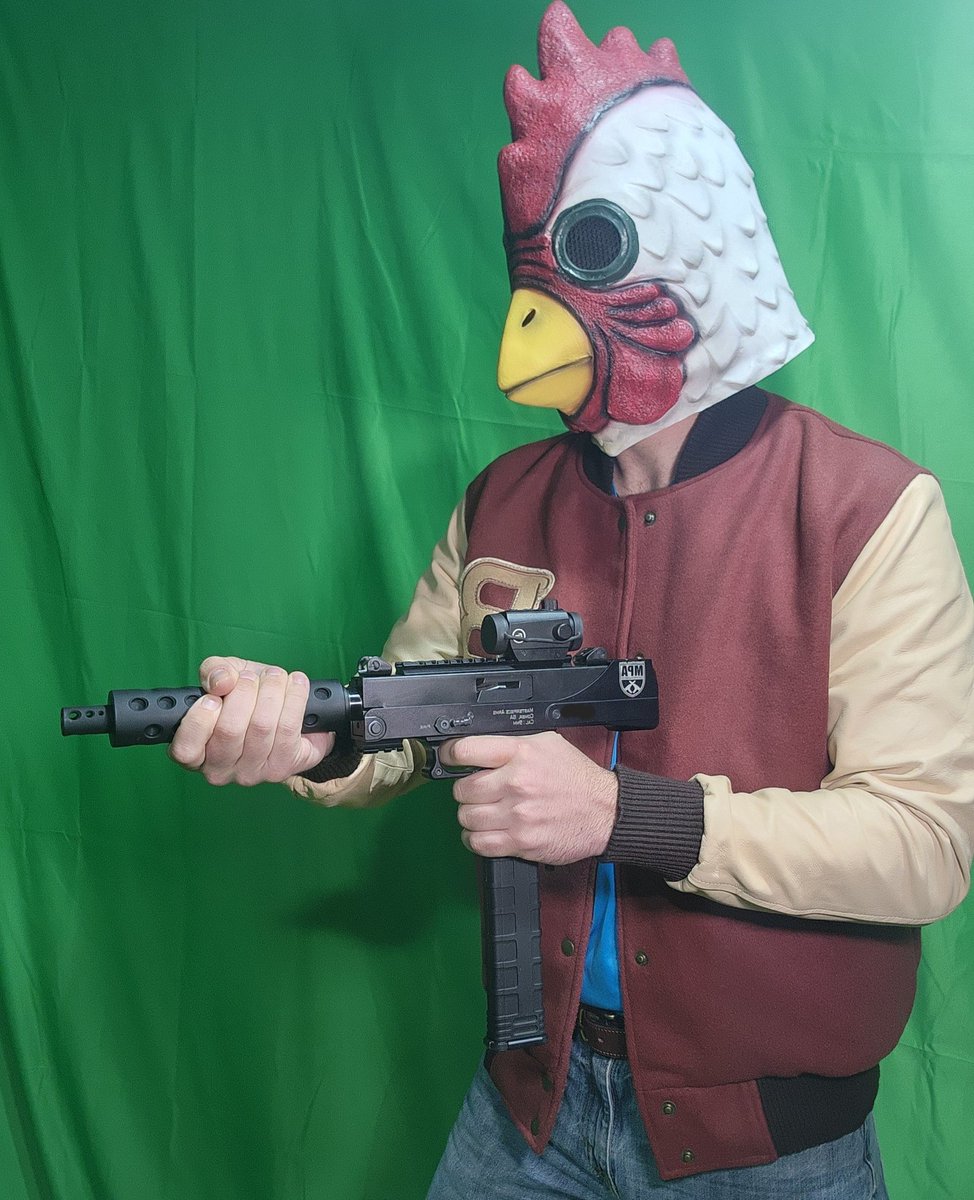 DaRealChrispy's tweet image. Do you like hurting people? My Jacket #cosplay #hlm #hotlinemiami