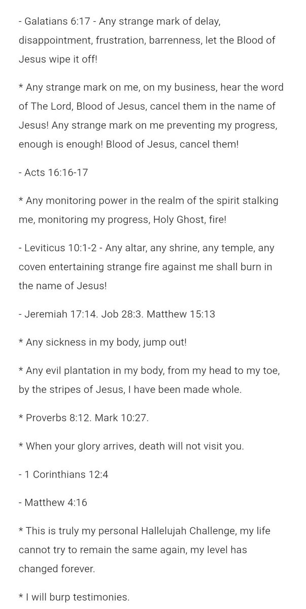 TosinofJesus's tweet photo. PRAYER POINTS, DECREES, AND DECLARATIONS FOR THE OCTOBER 2025 #HallelujahChallenge DAY 23

#HallelujahChallenge2025
#HallelujahChallengeOCT2025 https://t.co/8ccMgdb1AB