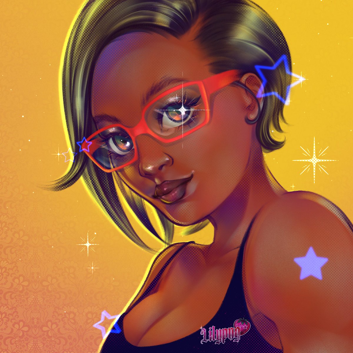 Tried out a new simple style pfp/icon style for <a href="/_MsPlaced_/">💎MsPlaced💎</a> 🥰 thanks for letting me reference you