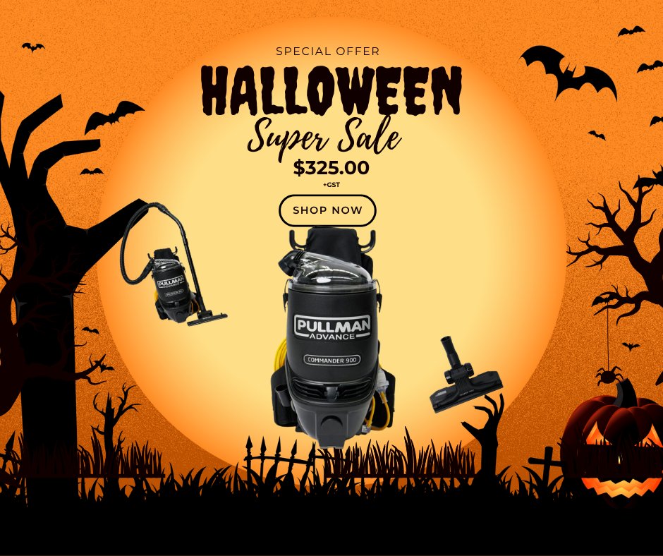 TCE_Solutions's tweet image. 🎃 Halloween Special Offer! 👻
Get your Pullman PV900 Vacuum at a spooktacular price — but hurry, stock is almost gone! 🧹💨
Only available this Halloween — don’t miss out! 🕸️🕷️
#halloweenspecial #spooktaculardeals #pullmanpv900 #vacuumsale #limitedstock