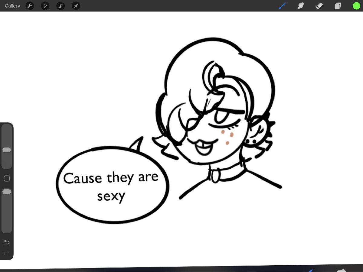 This stupid sketch I did of Morgan -   #maxgambino