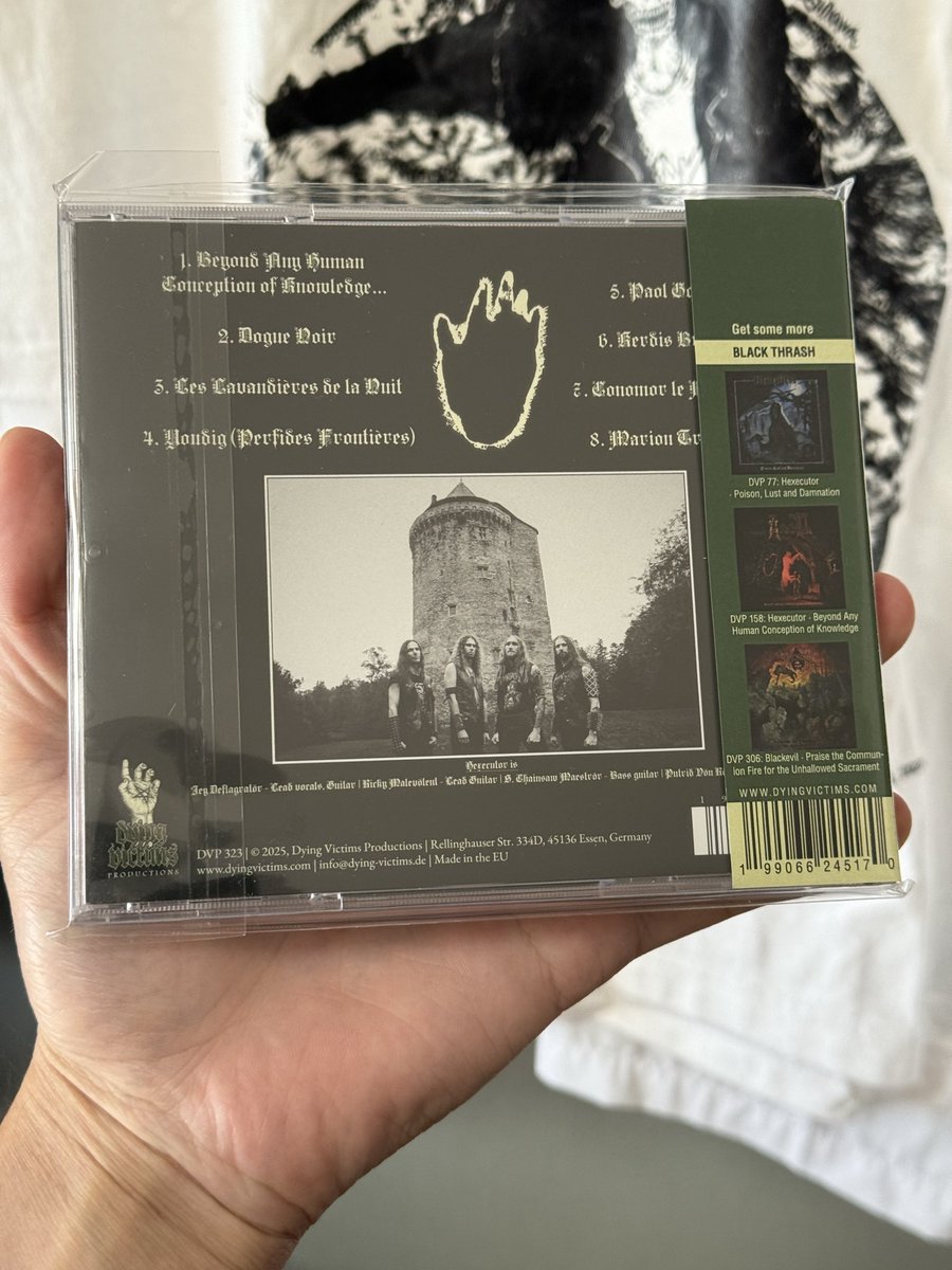 shishineko44225's tweet photo. #Nowplaying
#HEXECUTOR🇫🇷
…Where Spirit Withers in its Flesh Constraint
#BlackenedThrashMetal
#HeavyMetal https://t.co/eGIhcUUVSs