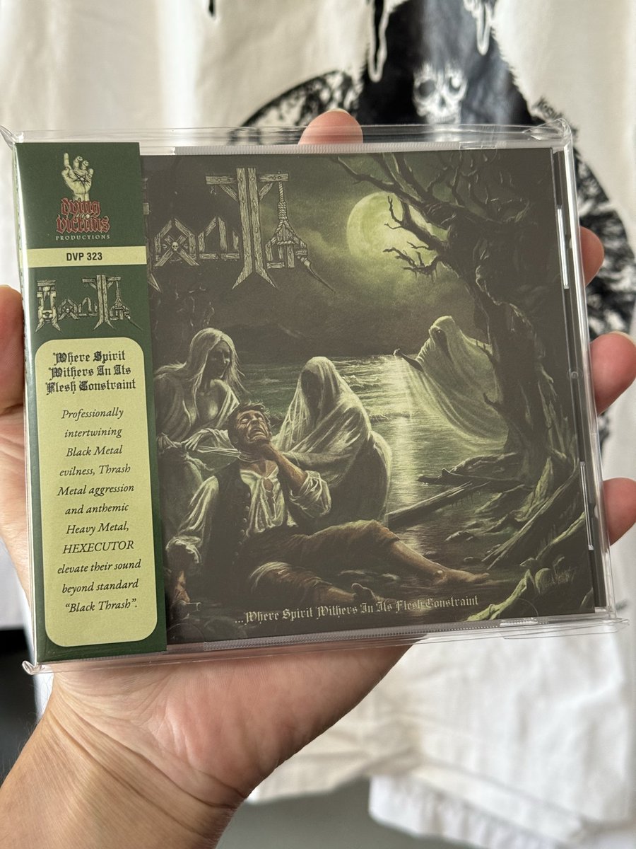 shishineko44225's tweet photo. #Nowplaying
#HEXECUTOR🇫🇷
…Where Spirit Withers in its Flesh Constraint
#BlackenedThrashMetal
#HeavyMetal https://t.co/eGIhcUUVSs
