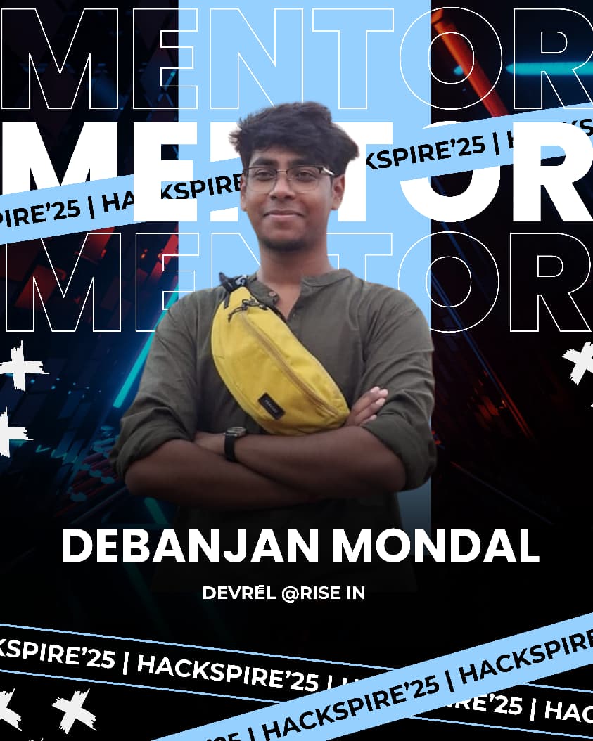 acmfiem's tweet image. Bridging developers and dreams — one API at a time! 🌐

Thrilled to have Debanjan Mondal, DevRel @ RiseIn, mentoring at HackSpire’25! 🚀
A true innovator empowering devs to scale ideas. 💪
#HackSpire2025 
#InnovateToInspire 
#FIEMACM 
#RiseIn 
#DevRel