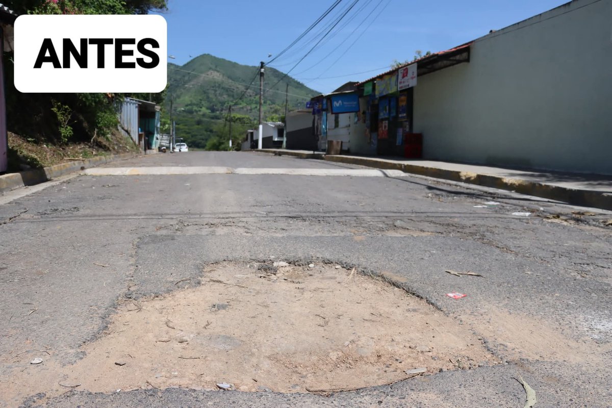 joseurbinasv's tweet photo. ✅️ Cuidamos a los estudiantes y peatones con calles nuevas y debidamente señalizadas en Apopa,  esta es la Avenida Tecana, una vía que estuvo en abandono por décadas, pero nosotros la recuperamos y hoy la historia es diferente. 

Paso a paso y calle por calle escribimos una nueva historia en San Salvador Oeste