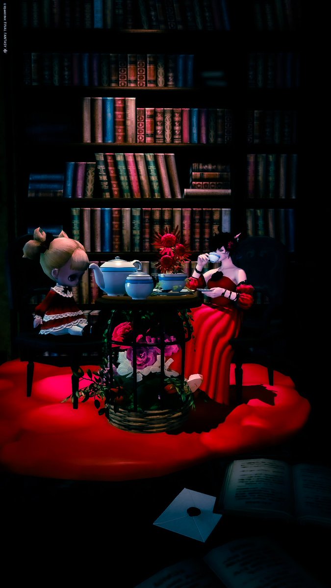 美味しい
オイシイ
紅茶はいかが？
#FF14_pom #メスッテ