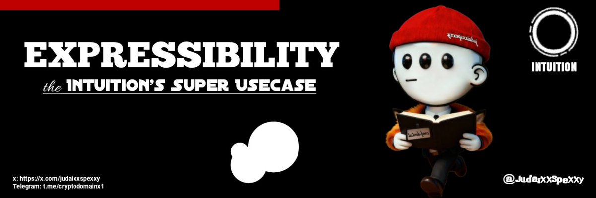 Expressibility is the core Super Usecase of <a href="/0xIntuition/">Intuition 👁️</a> Systems.

Intuition's approach to expressibility , is certainly one of my best intuition Usecases. Though, it's not actually a written part of intuition's Usecase, but it's more like a welcome signpost and the presence can
