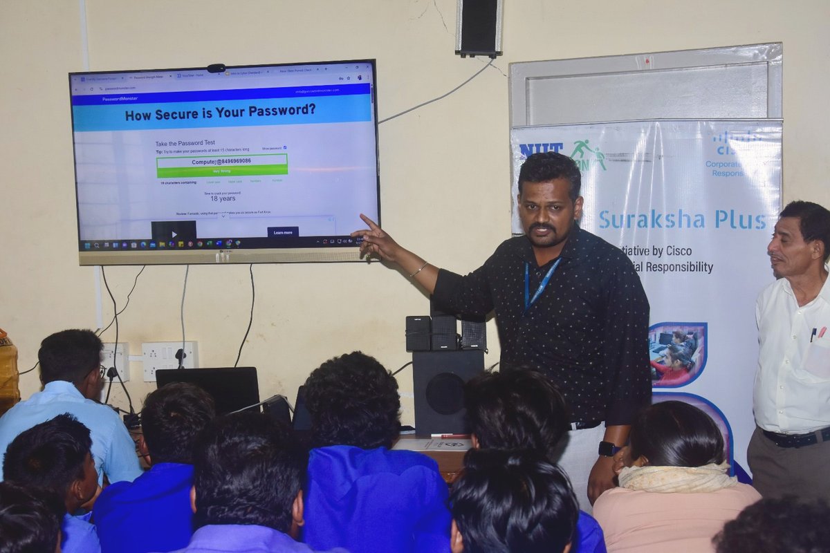 Cisco's tweet image. 🚀 1M+ empowered! Cisco &amp;amp; @NIIT_Foundation are bridging India’s digital divide, making cyber resilience accessible to all.