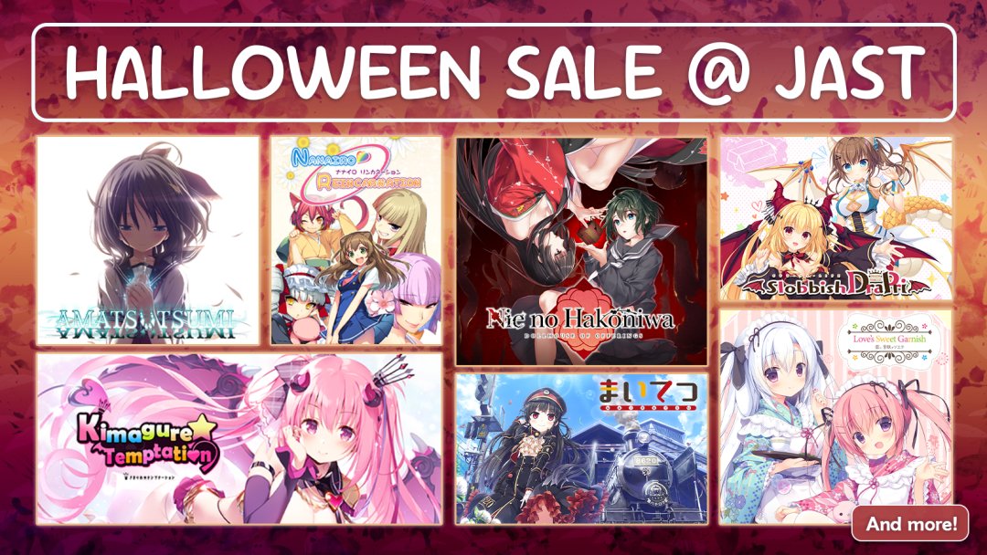 Don't be frightened by these discounts! 👻

The Halloween Sale on JAST is going on now, but don't wait. Deals end November 1st.