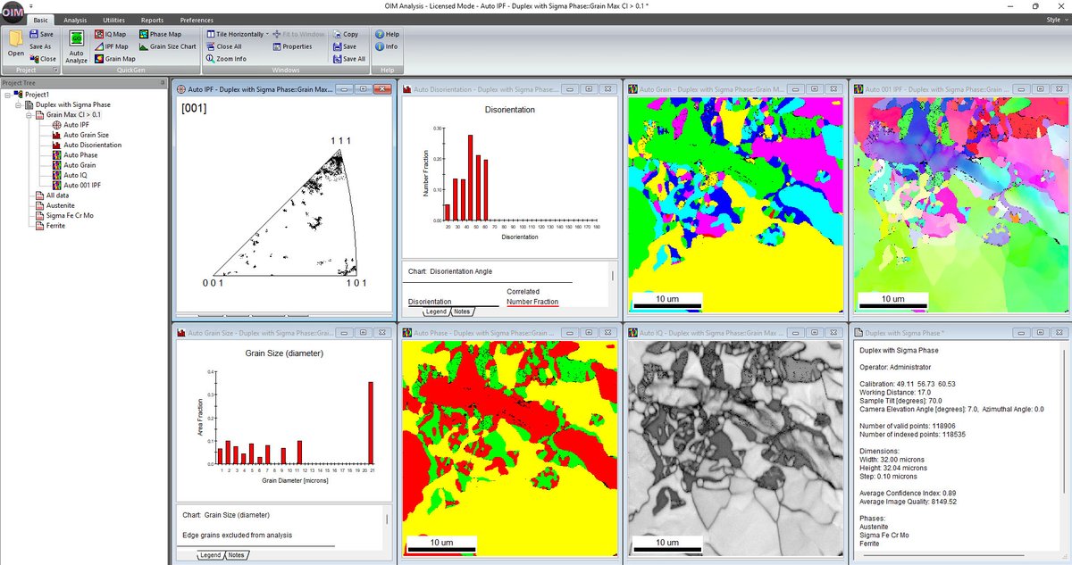 EDAX OIM Analysis 9.1 provides users with a streamlined interface, powerful one-click analysis, and customizable templates enabling fast, accurate, and consistent results. Learn how OIM Analysis can help you gain a deeper understanding of your materials: ow.ly/upIV50XiYLE.