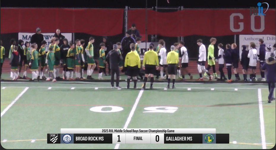 FINAL, RIIL Middle School Boys Soccer Championship: Broad Rock MS 1, Gallagher MS 0
