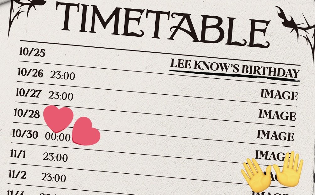 estoy tan perdida con el timetable 

alguien me puede decir si ya subieron el contenido del 30 o aún falta ????