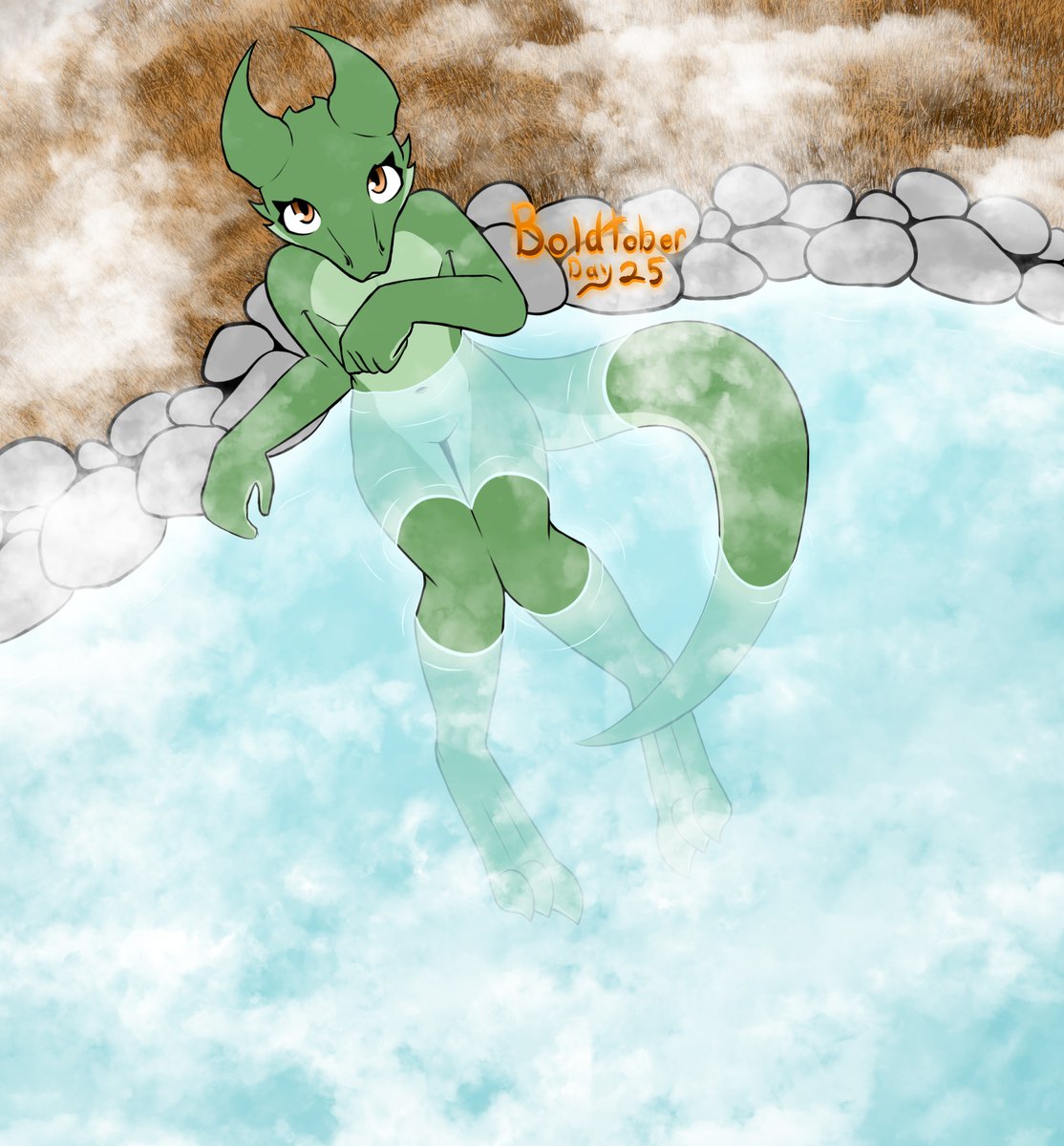 weeabolo's tweet photo. #boldtober2025 Day 25 - Onsen
steamy https://t.co/Exe10gUxys