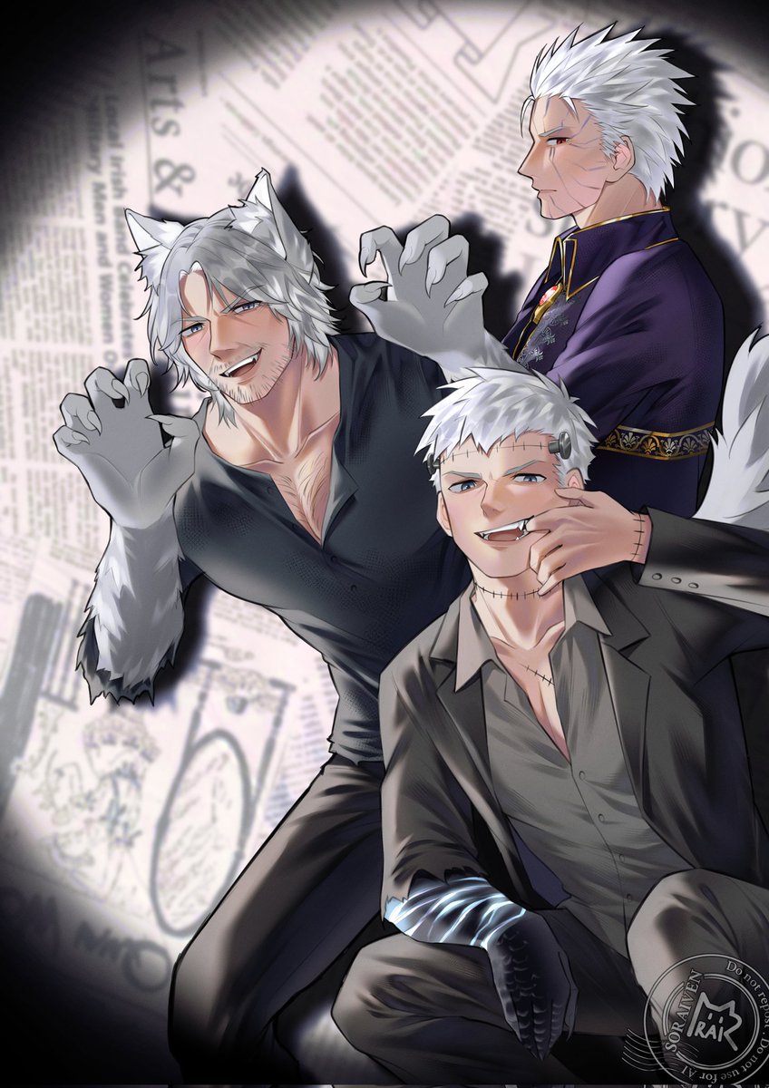 Halloween🦇🐺🧟‍♂️
#DMC #DevilMayCry #Vergil #Dante #nero