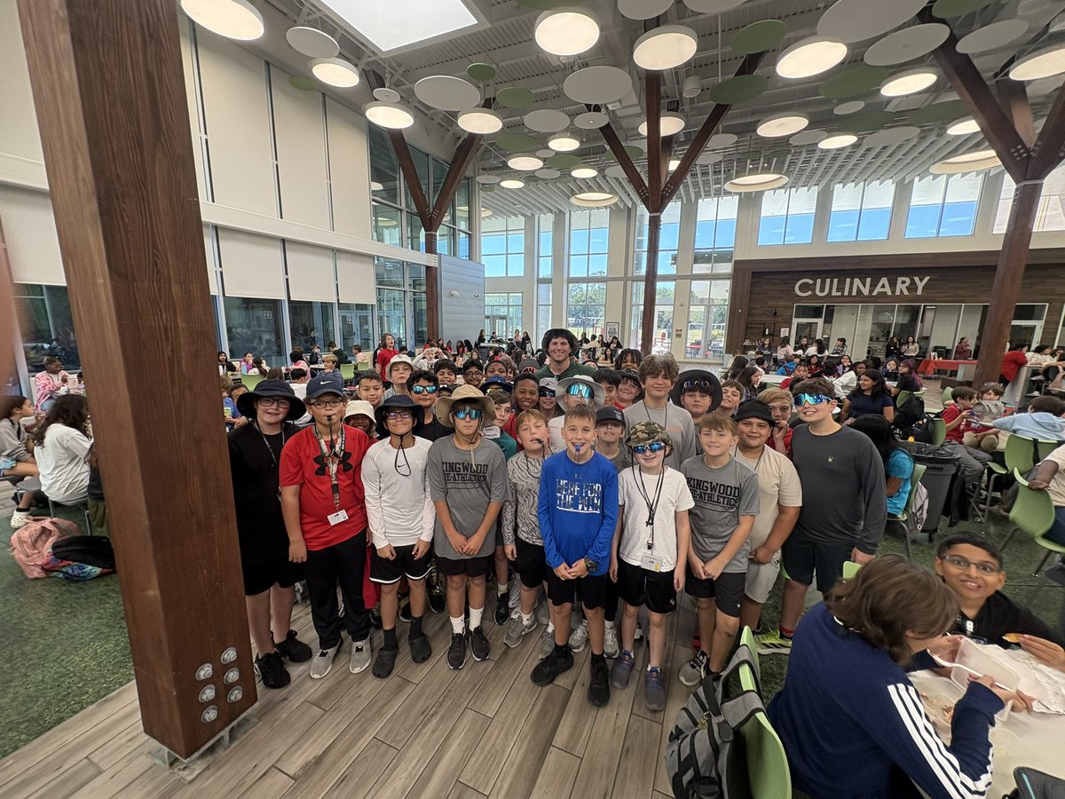 Pretty sure Coach Hathorn won this round 😂 The students understood the assignment!! #KMSCougarPride ❤️🖤