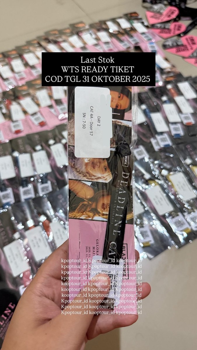 Kpoptour99 | Jastip BLACKPINK | TDS4 tweet media