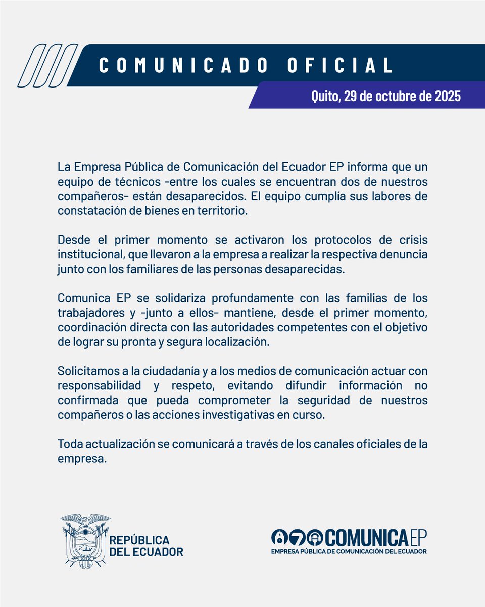Empresa Pública de Comunicación del Ecuador tweet media