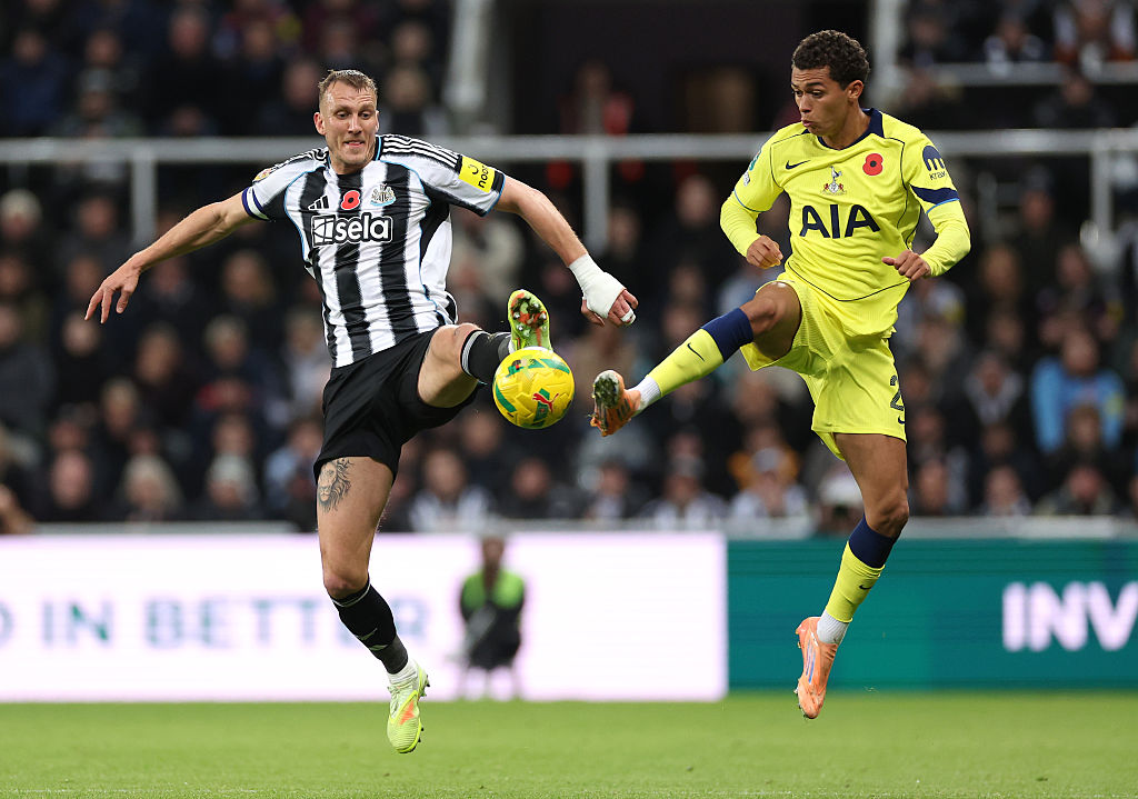 He's not a left back, we all know that, but you couldn't tell v Spurs. Dan Burn was outstanding. Headers, crosses, overlaps, underlaps, he did everything and dealt with Kudus and Johnson with ease. Top class.