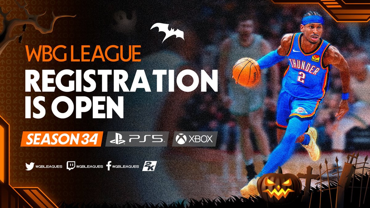 WGBLeagues's tweet image. 🚨Registration are Open🚨

SZN 34
• Stats Track every day
• Cash Prizes
• Fee $6️⃣5️⃣

Link: wgbleagues.com/registration

@youFamousEnough @NetsGamingCrew 
@Big_Brudda_PURP
 @iNetworkSports