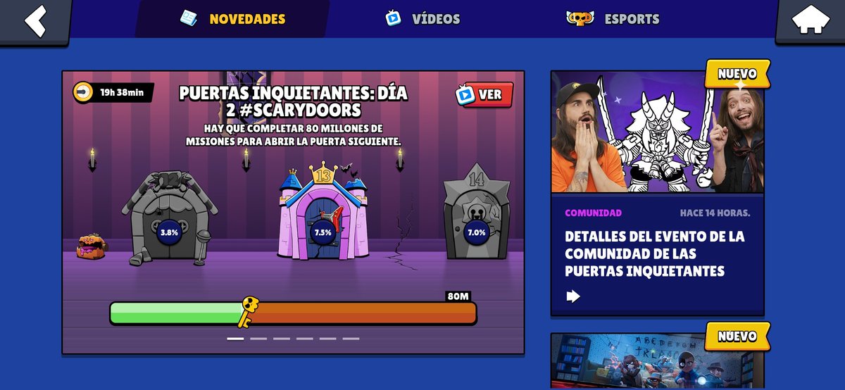 shamions's tweet photo. Votacion dia 2:
 #ScaryDoors #BrawlStars https://t.co/dBelVYHkal