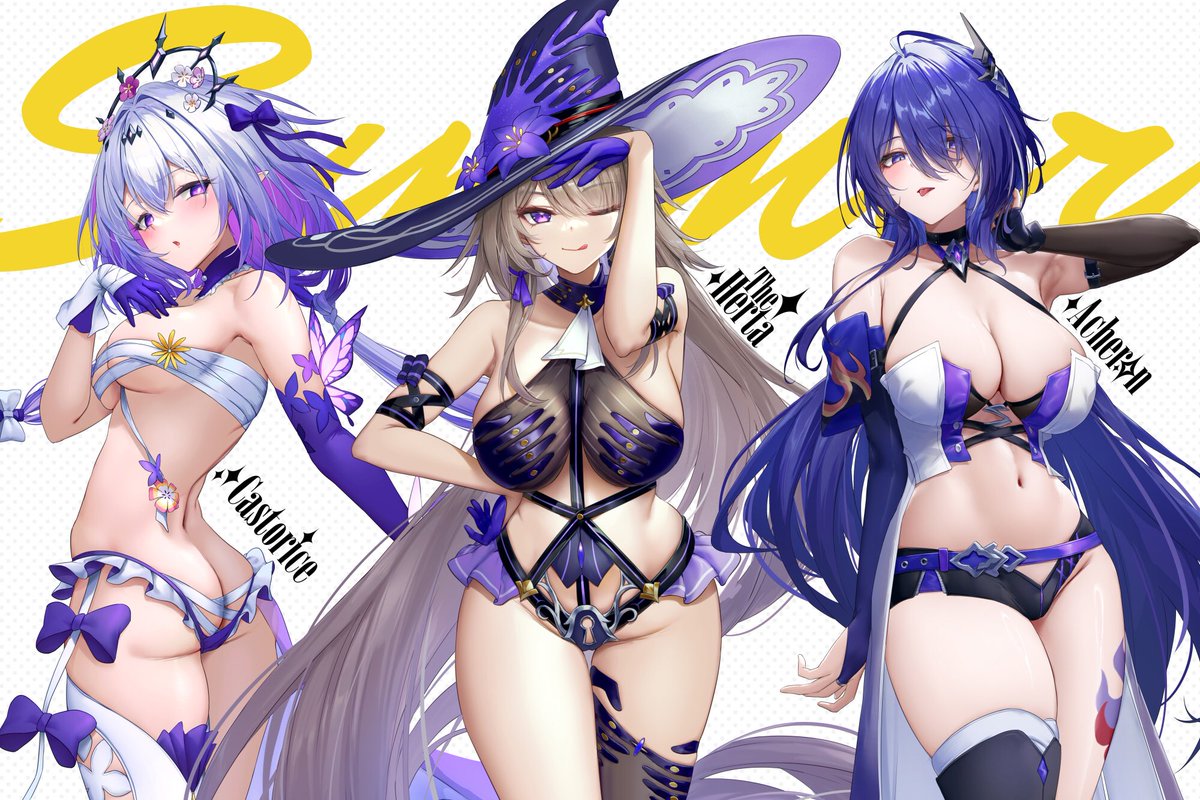 GensinHub's tweet photo. #HonkaiStarRail | #hsr | #Castorice | #Herta | #Acheron https://t.co/Sm7QBqQRUD
