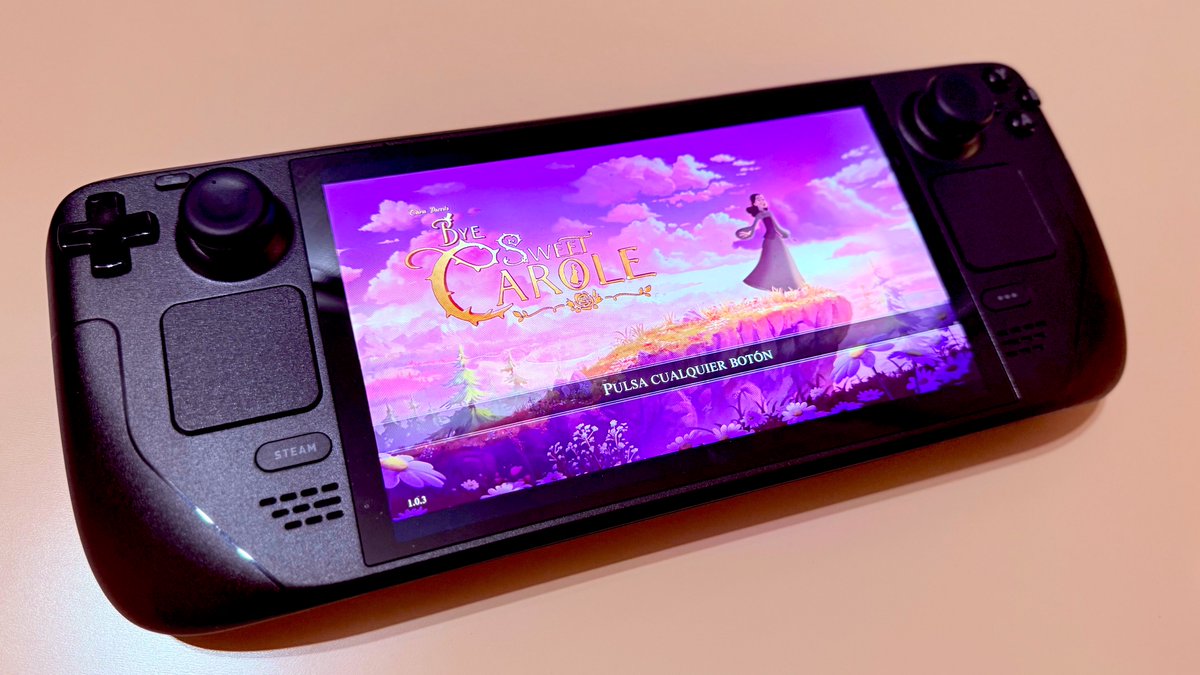 Como estoy disfrutando de #ByeSweetCarole en la #SteamDeck es maravilloso y como se ve! Os recuerdo que los amigos de <a href="/MeridiemGames/">Meridiem</a> tienen unas ediciones físicas muy bonitas,tanto o más de lo que el juego merece! Este título es una joyita de verdad,lo recomiendo sin duda! 📸🎮🫶🏻