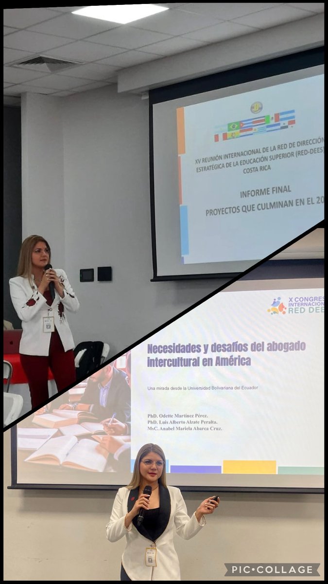 anabelabarcac's tweet photo. Es un honor, en representación de la UBE, presentar proyectos de investigación en la XV reunión internacional RED-DEES y participar como ponente en el X Congreso Internacional “La gestión de la calidad en las universidades” en la Universidad Nacional (UNA), Heredia, Costa Rica. https://t.co/d45YW42dDL