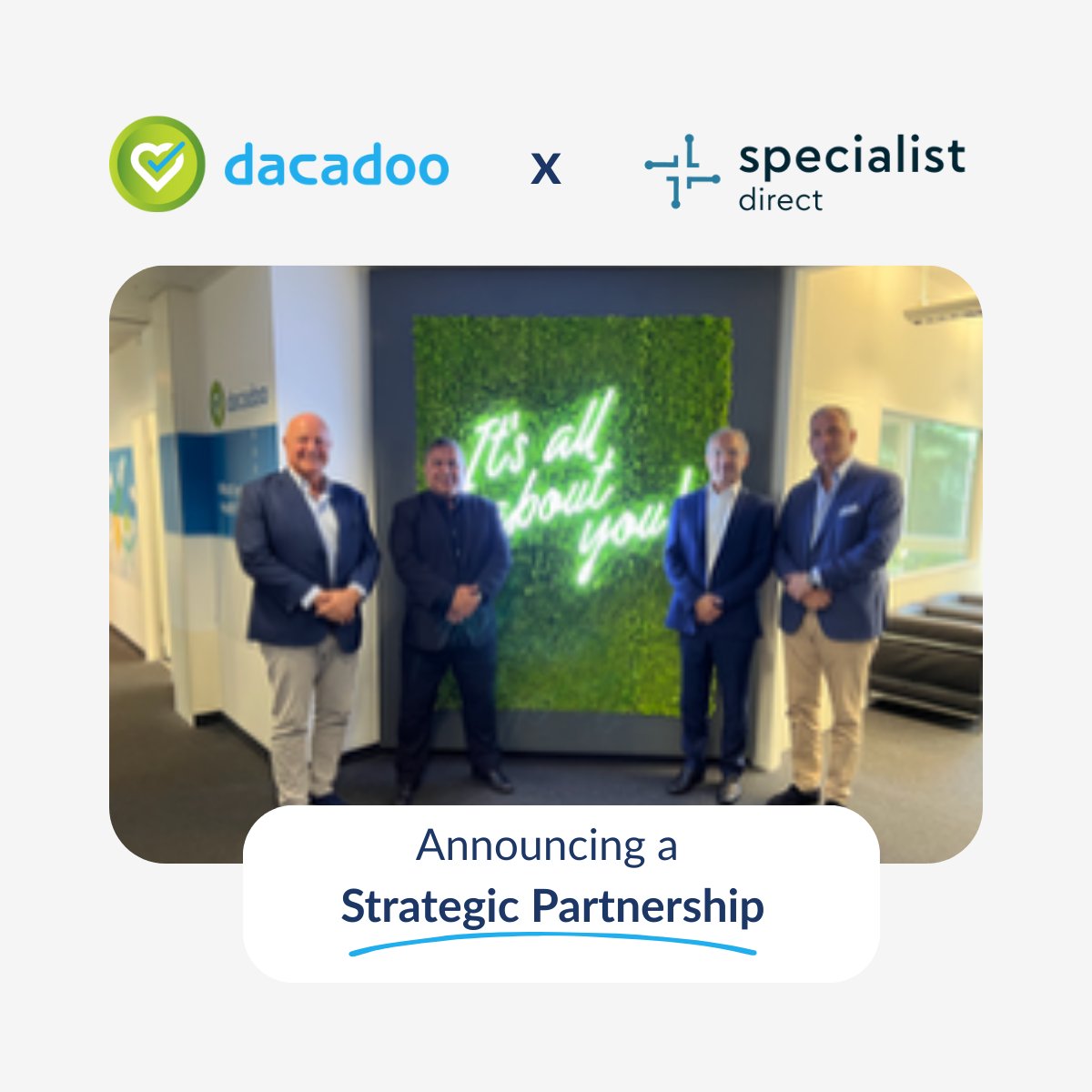 dacadoo's tweet image. Health engagement meets recovery management: #dacadoo and Specialist Direct partner on the Mira platform.
👉 Full story: eu1.hubs.ly/H0pbpkN0

#DigitalHealth #Wellness #HealthEngagement #Partnership