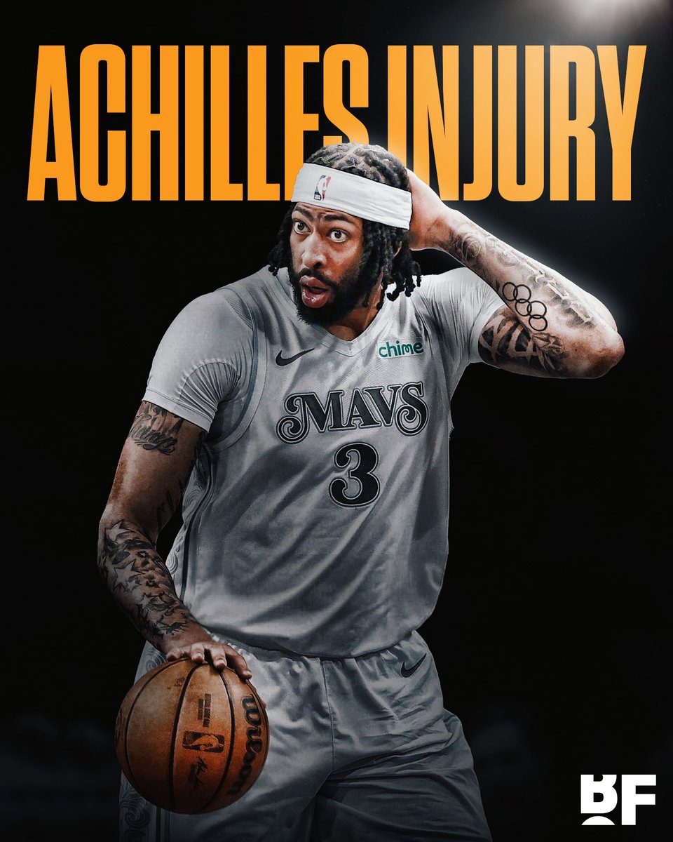 BREAKING: Anthony Davis exited the game and went to the locker room after an apparent Achilles injury 😬

He entered the game with a Bilateral Achilles Tendinopathy injury.