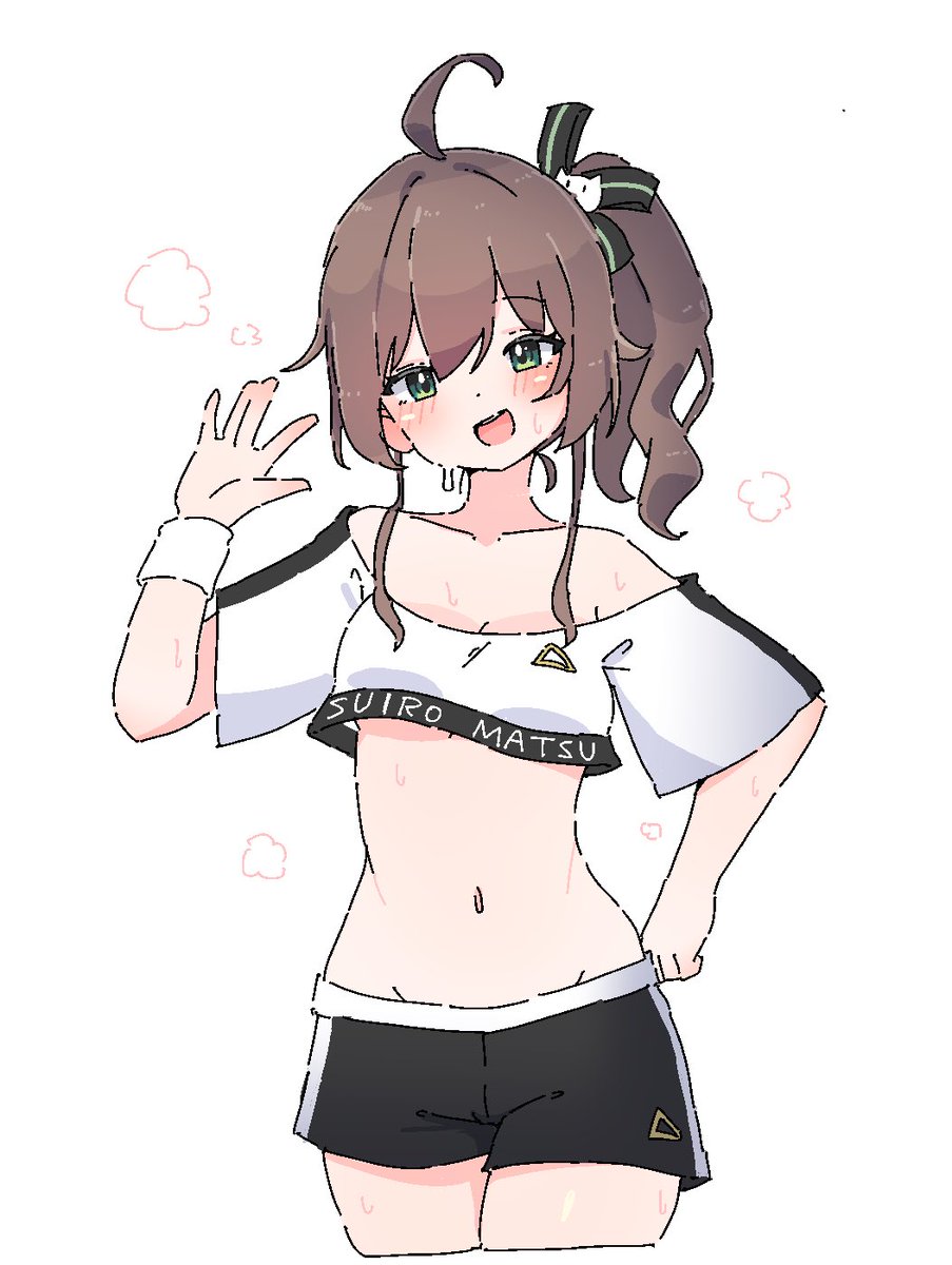 夏色まつり 「…!!」|水あめ爆発のイラスト