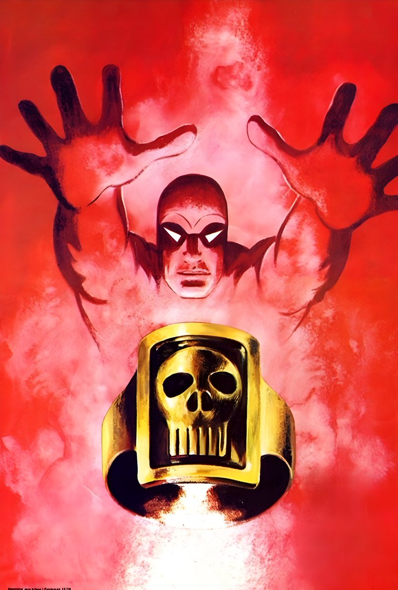 IntoWeird's tweet image. The Phantom by Jaime Vallve #PulpArt