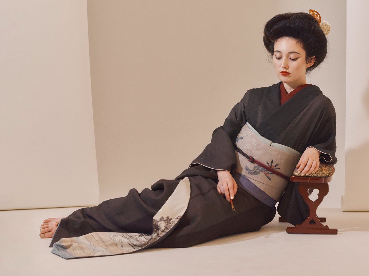 正絹　十日町紬　単衣　グレー系　大人可愛い　金平糖　美品　きものやまと 正絹 十日町紬 単衣 グレー系 大人可愛い 金平糖 美品 きものやまと