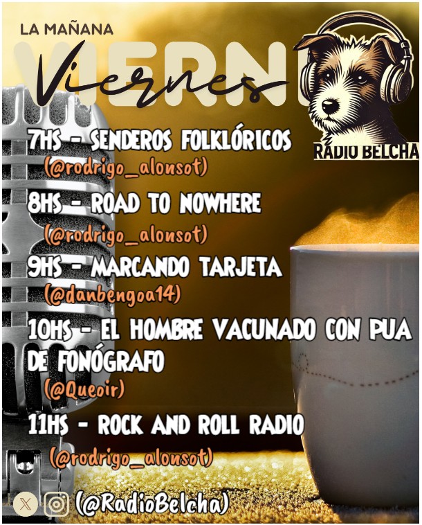 🟨🐞La mañana es con <a href="/rodrigo_alonsot/">Rodrigo Alonso</a>, <a href="/danbengoa14/">Daniel Bengoa</a> y <a href="/Queoir/">El Hombre Vacunado Con Púa De Fonógrafo</a>