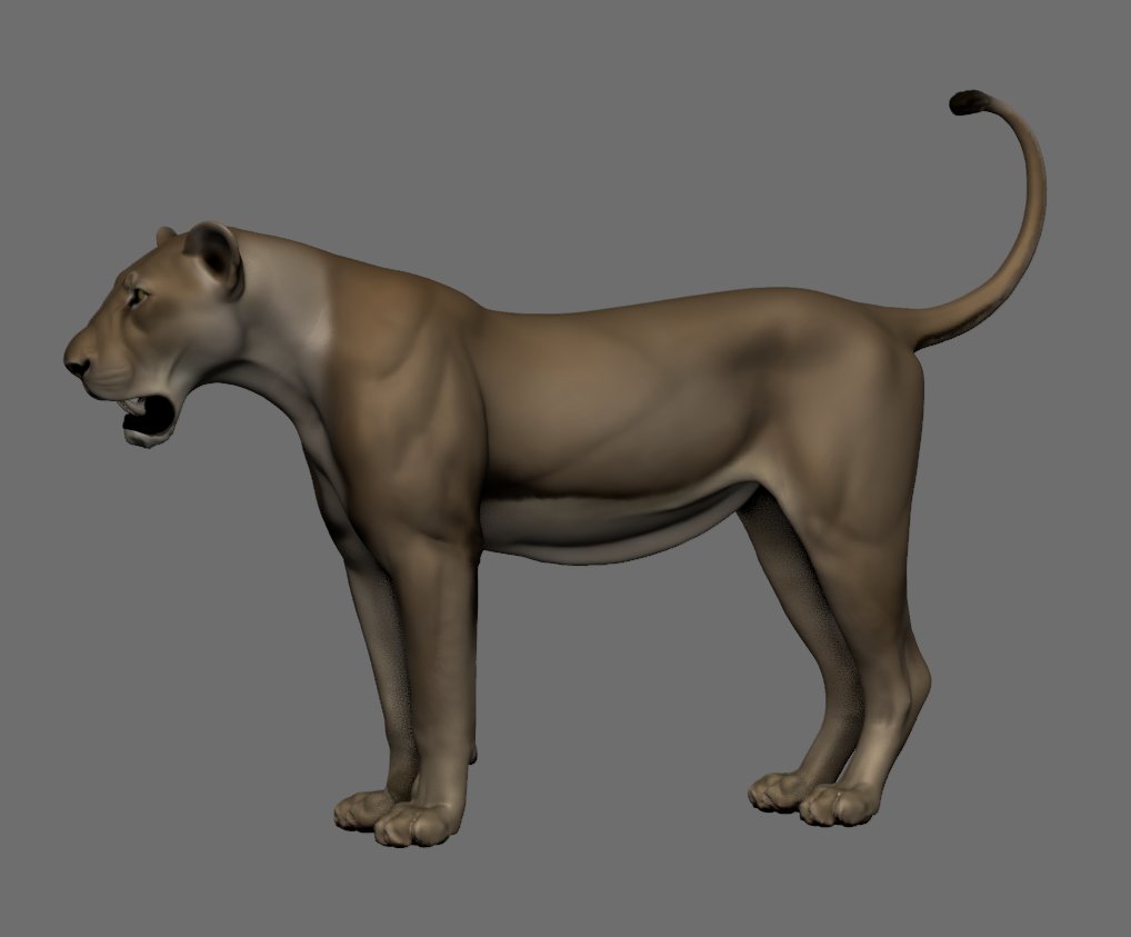 Another post of the American cave lion, Panthera atrox. The real question is: to mane, or not to mane?