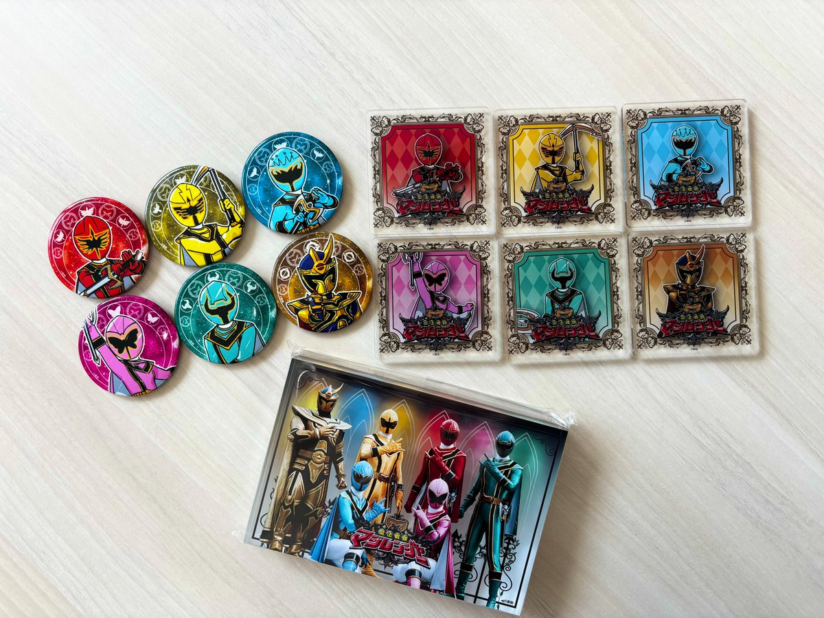 🧙‍♀️#魔法戦隊マジレンジャー /／ 缶バッジやメモリーブロック