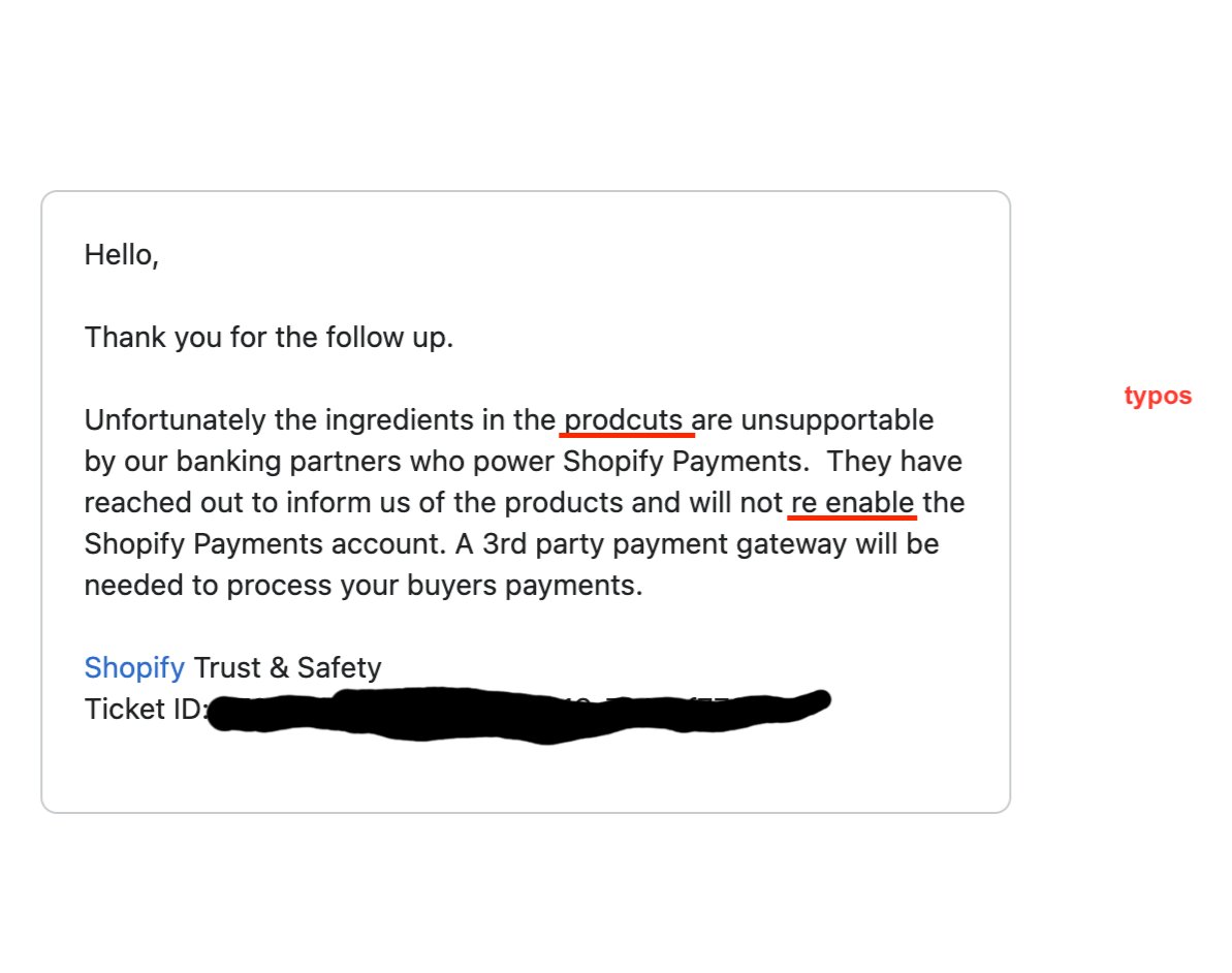 GiovanniAikido's tweet image. The $1M/mo MRR Brand with a 0.43% CB rate that we are working on got UNJUSTLY SP banned.

If ANYONE can help us, we are actively doing a commission in the 5 figures.

All of our sweat and tears, for our fully whitehat brand to be wiped, and it&apos;s not a valid reason (we have ALL…