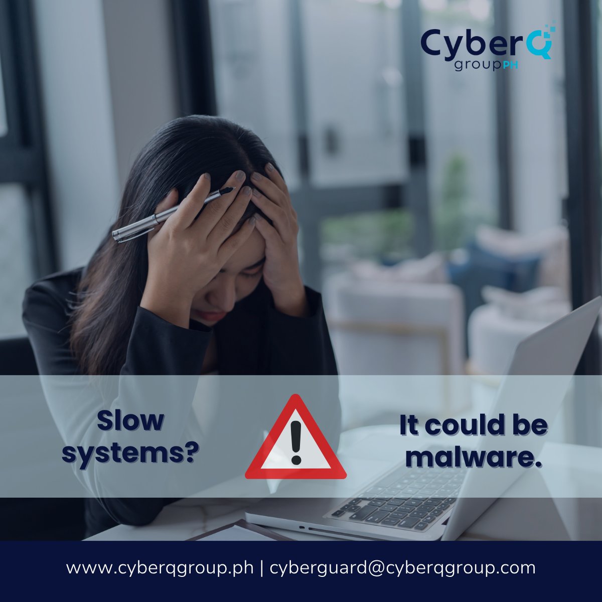 CyberQGroup_PH's tweet image. Slow systems? Crashing computers?
It could be malware — not bad Wi-Fi.

 👉 Learn how to spot it: hubs.li/Q03Q90gR0
 
#CyberSecurityPH #CyberThreats #CyberGuard #CyberQGroupPH
