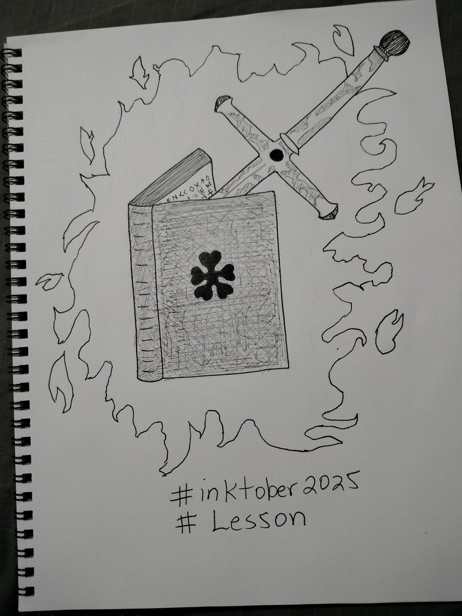 MillieNan's tweet photo. #Inktober2025 #lesson https://t.co/sv8X0BZfwY