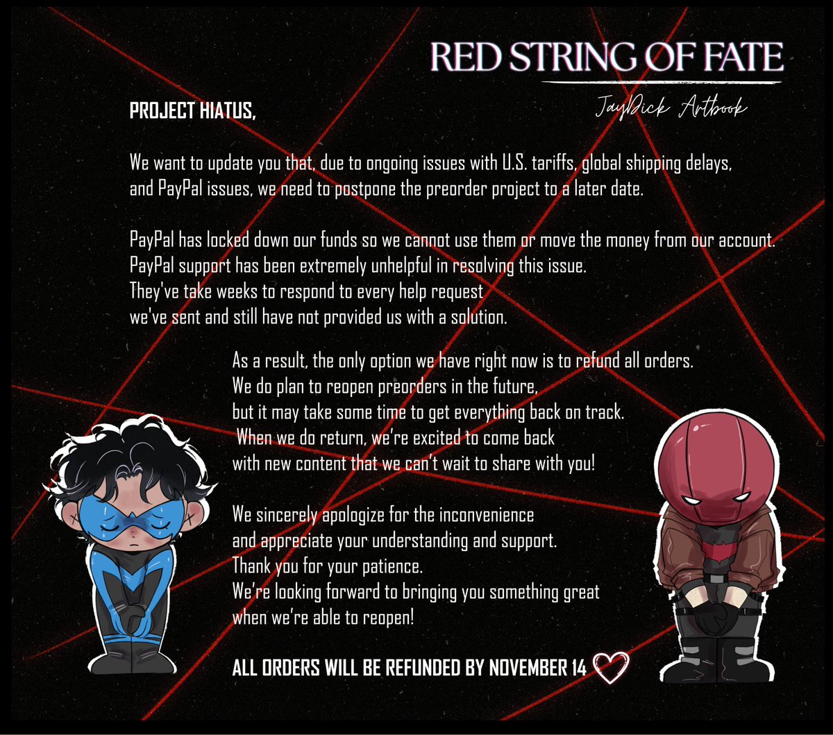 Red String of Fate - Jaydick Artbook tweet media