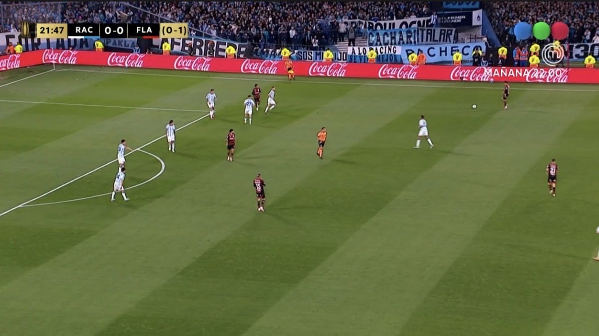 SURPRESA: A Argentina está em peso assistindo Racing x Flamengo, que chega a 16.5 até agora na Telefe

Se continuar assim vai ser a maior audiência da competição em 2025, dando mais que todos os jogos do River, que tem muito mais torcida, incluindo os jogos contra o Palmeiras