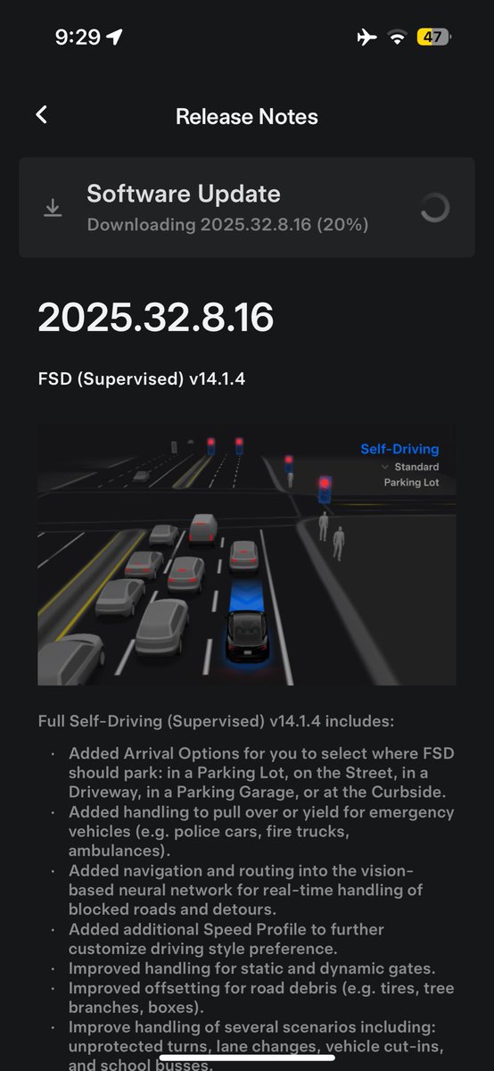 HowDaddyDoesIt's tweet image. Soft reboot kicked off a software update for me!  Can’t WAIT to let FSD do ALL the work!!!!

Thank you @Tesla_AI ♥️