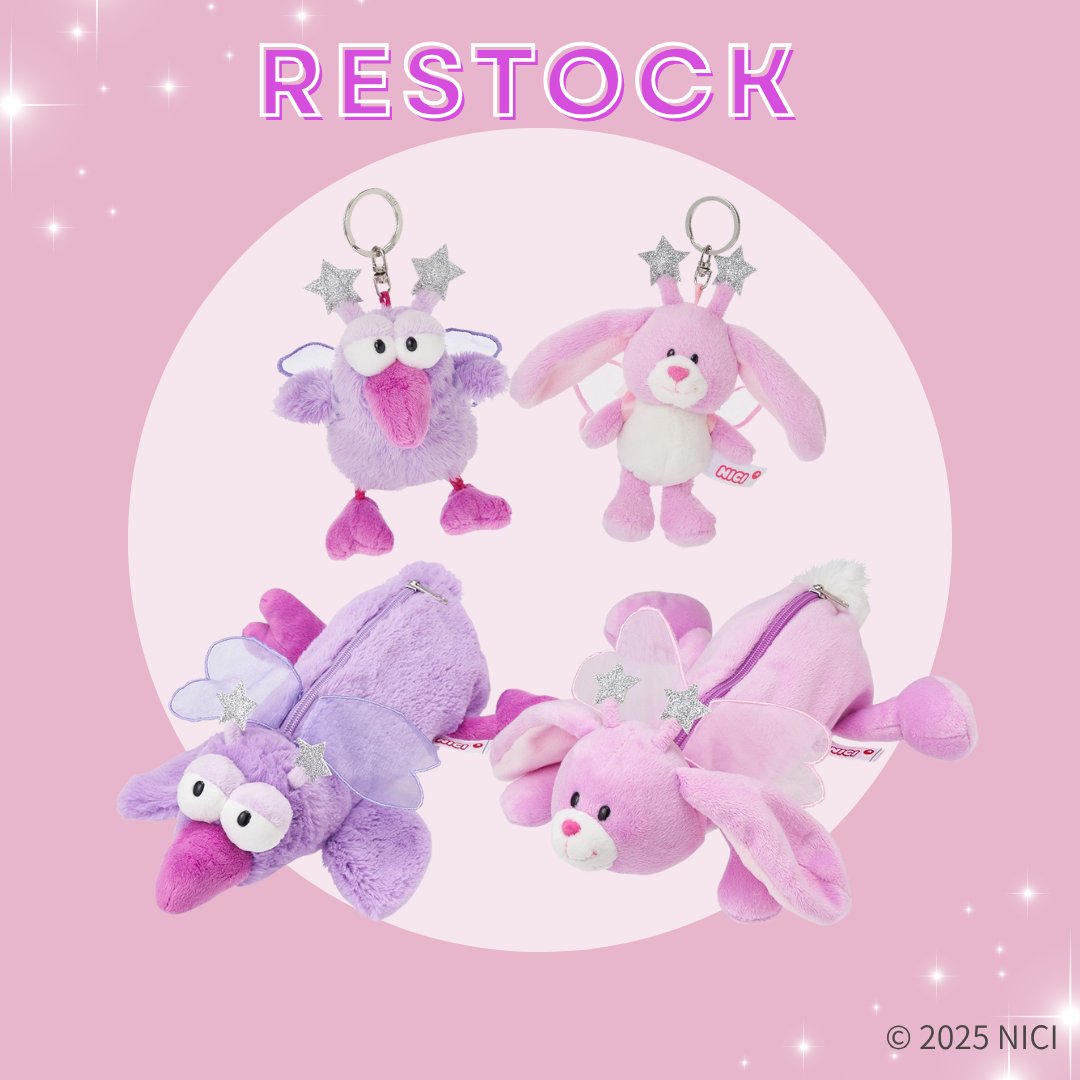 NICI』のスターフェアリーシリーズが 待望の再入荷💜🩷 ＼ 星形の触角
