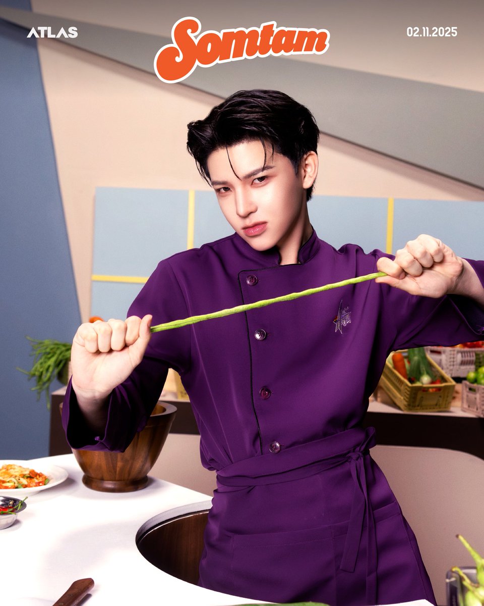 aingdream's tweet image. ชอบอะ เหมือนแคมเปญเดอะเฟซ เริ่ดๆ 
#ATLAS_SOMTAMKeyVisual