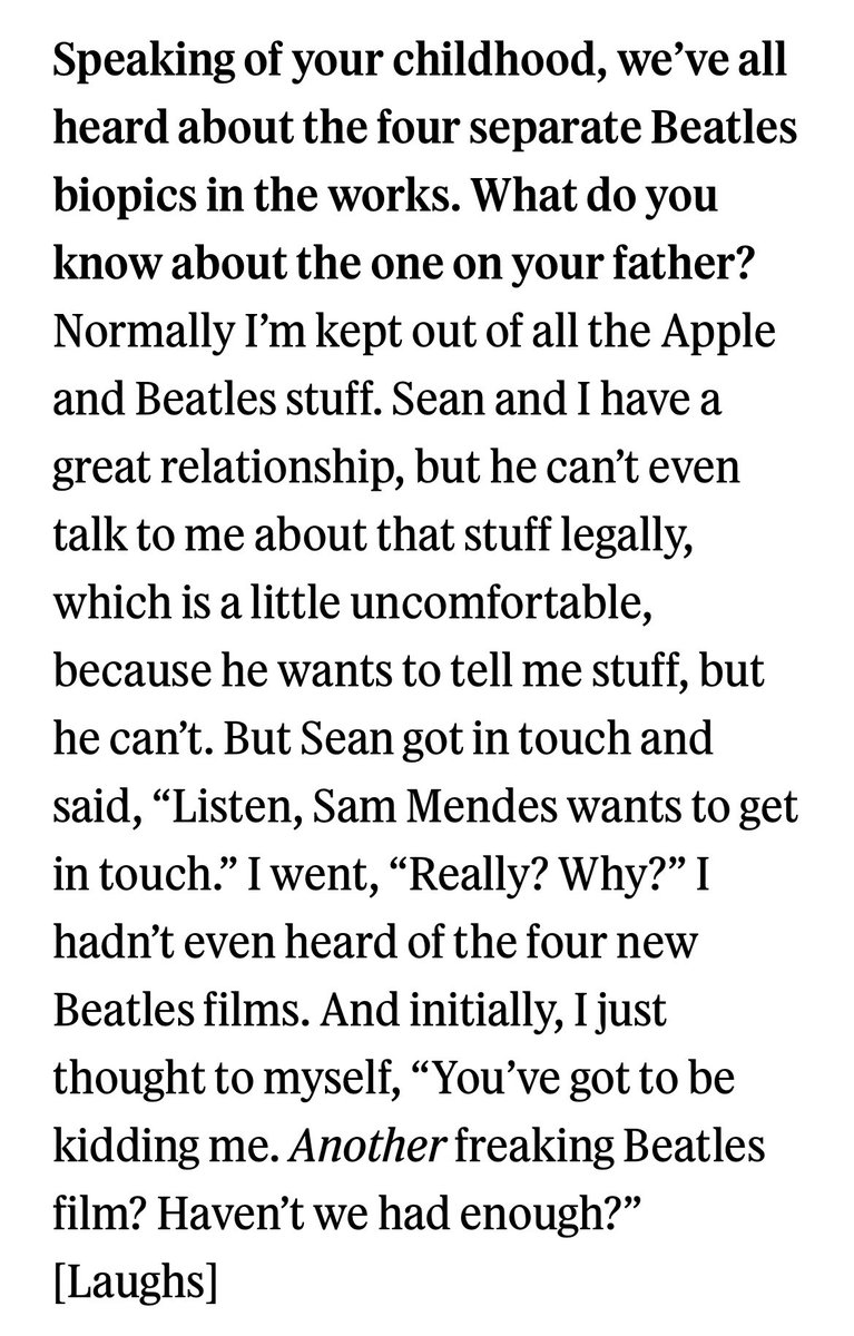 BeatlesBiopics's tweet image. Julian Lennon talks about the Beatles Biopics and his involvement in John’s biopic 🎬 #BeatlesBiopics