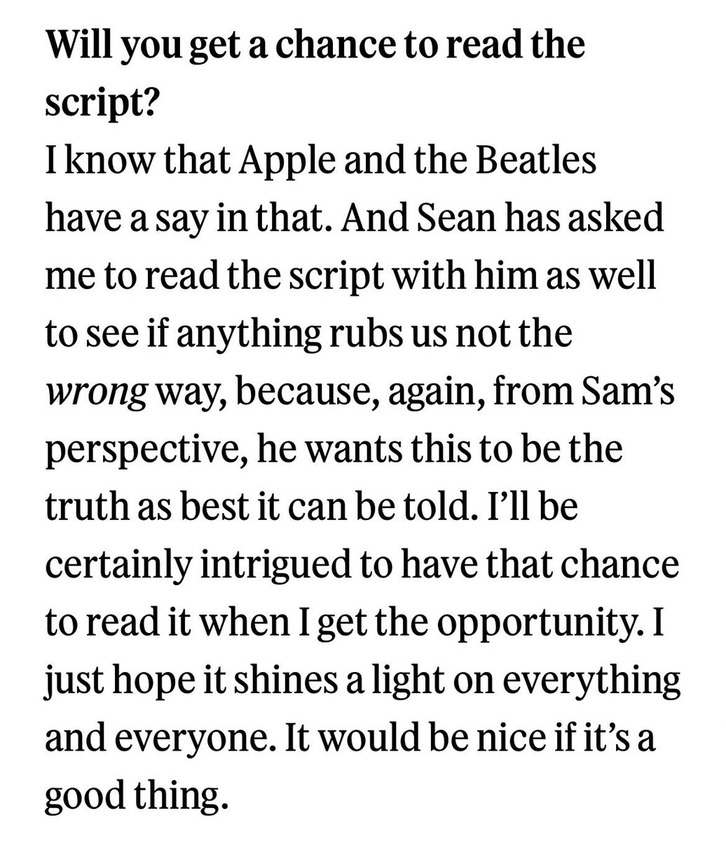 BeatlesBiopics's tweet image. Julian Lennon talks about the Beatles Biopics and his involvement in John’s biopic 🎬 #BeatlesBiopics